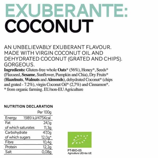 Eattitude Exuberante | Coconut Granola